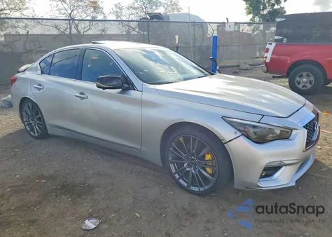 2014 Infiniti Q50 Hybrid Premium из США, поврежденный, VIN JN1AV7AP2EM690508